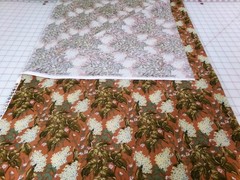 Lot of 2 Fabric pieces Moda/Simple Life 35×43 & Benartex/Savannah 36×45. A26-107