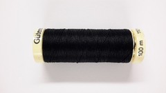 Gutermann Sew-All Thread, Polyester, Black, 100 m 5.5×1.8×1.8 cm, Black