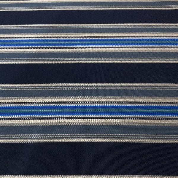 Sunbrella Pendleton Serape Stripe Indigo Blue Outdoor Upholstery Fabric