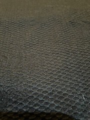Fabric Lot 2 Yards 26 Inches 58 Wide Black Woven With Floral Design Cotton