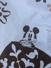 Vintage Mickey Mouse And Friends, New, Silky Material, 1 1/2 Yards By 36”