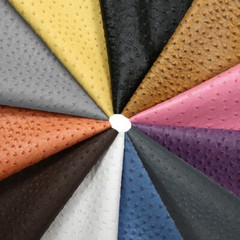 Neotrims Ostrich Skin Faux PVC PU Leatherette Fabric,Fat Square,Light Upholstery