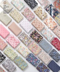 140cm Wide Cotton Poplin Floral Print Fabric Summer Dress Quilting Craft