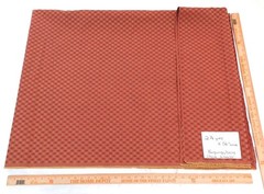 Burgundy Gold Home Decor Upholstery Check Grille Weave Tapestry 2 1/4 Yd x 56″