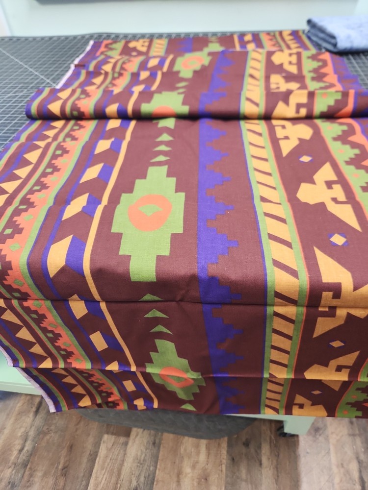2.25 Yards Cotton Aztec Southwestern Geometric Print 100% COTTON QUILTING