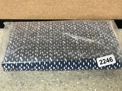 Blue Dot 1 Yard Fabric Remnant 54” X 36” Designer Material Heavy Duty