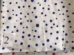 Printed Fabric 5 Yard Pieces Fabrics Red Black White Blue Dots and Patterns