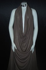 Micro Modal100% Knit Fabric Jersey Ecofriendly Super Soft & Silky Bark Brown