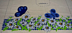 4 Vintage 1981 Dan River Apron & More Panel Pattern Sewing Lot Santa Floral