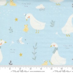 60″ Double Gauze LITTLE DUCKLINGS 25103 15DG Blue Moda Paper & Cloth