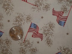 American Flag Old Glory Patriotic Cotton Sewing Quilt Doll Making Decor Fabric