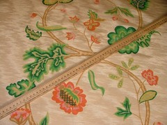 Marvic Textiles Watered Silk Moire Floral Curtain Upholstery Cushion Fabric