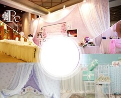 Lace fabric 50cm*150CM Rose flower Clothing/Curtain/Mosquito net/HomeTextile DIY