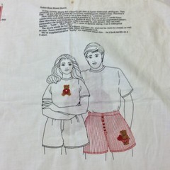 Cranston Print Teddy Bear Boxer Shorts Cut and Sew Fabric Pattern