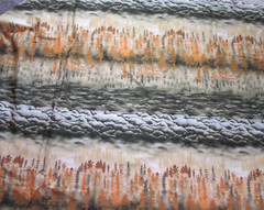 OOP Hoffman Fabrics McKenna Ryan Nature Trees Clouds River Woods 1 Yard 30″