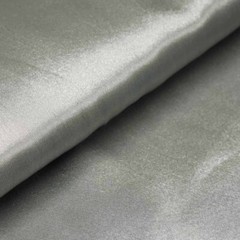 Silver SATIN FABRIC 54″ x 10 yards Bolt Crafts Sewing Put-up Light Gray Party