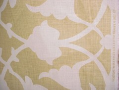 4-5/8Y Kravet Couture Barbara Barry Poetical Spungold Print Upholstery Fabric