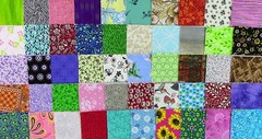 Classic Scrap Pack – 1,000 Pieces – Mixed Sizes No Duplicates – 100% Cotton 5614