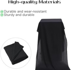 Black Speaker Cloth Stereo Grill Mesh Fabric 67″X20″ Cabinets Speaker Cloth Fabr