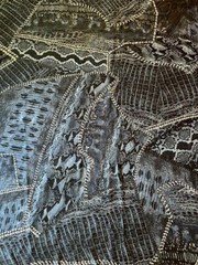 Authentic Top Italian designer silk luxury dress Fabric. Made in Italy