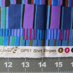 Kaffe Fassett Coll., SHIRT STRIPE, Blues, GP51, Free Spirit, One Yard