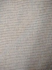FABRIC GREY & WHITE STRIPED KNIT MEDIUM WEIGHT 1 YARD 15″X 72″ WIDE TUBE