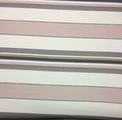 BALLARD DESIGNS AMBERLY BLUSH PINK TAILORED STRIPE FURNITURE FABRIC BY YARD 56″W