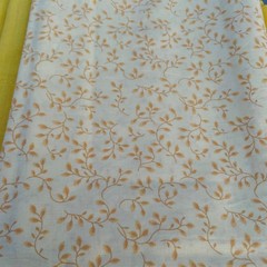 Vintage Quilting / Craft Fabric Yellows Patterns Florals Solids
