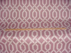 21-1/2Y Kravet Jerry Lilac Printed Cotton Trellis Lattice Upholstery Fabric