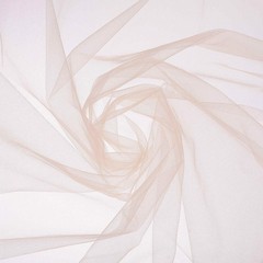 Champagne Sheer Organza Fabric, 8 Yards x 30 Inches Solid Soft Sheer Fabric b…