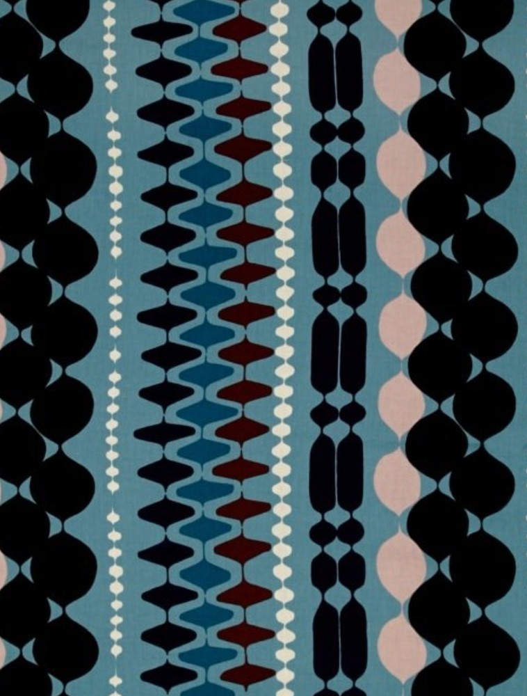 Alexander Henry A Ghastlie Bead Blue 2015 Fabric 1 Yard
