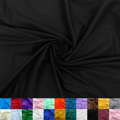 Cotton Polyester Broadcloth Fabric by the Yard – 60″ Wide Soft & Breathable Broa