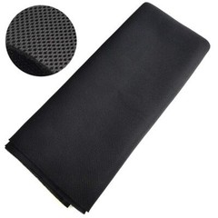 Speaker Grill Cloth Stereo Mesh Fabric for Speaker Repair, Black – 55 x 40 in…