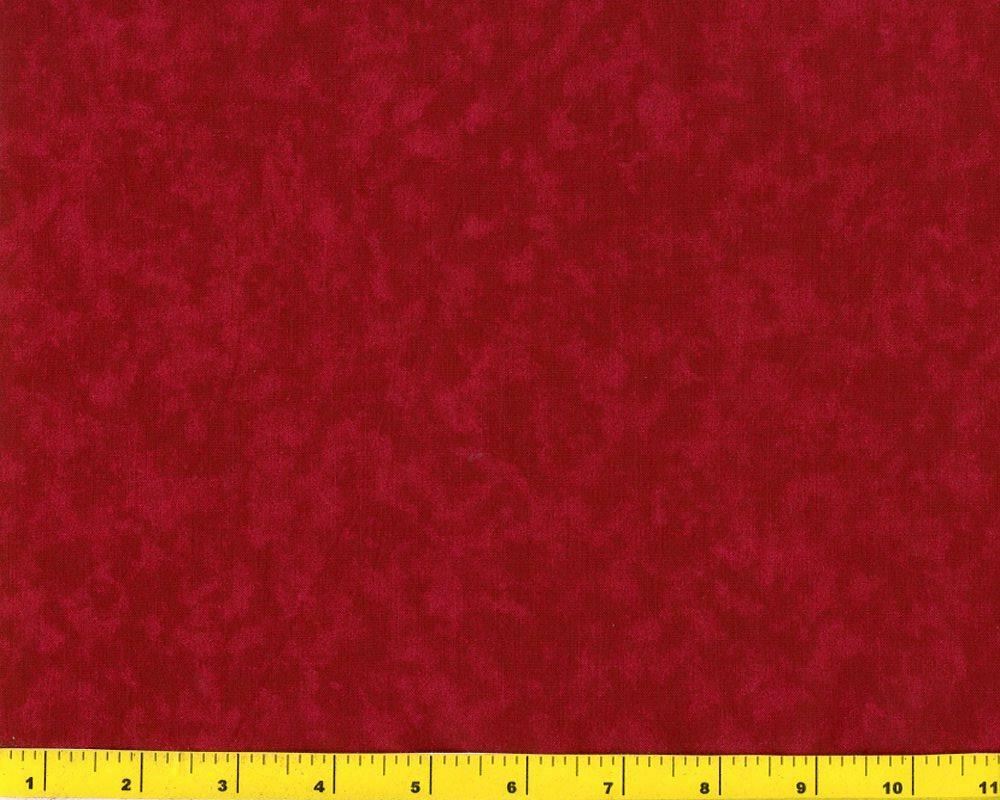 Dark Red Sponge Print Half Yard CSOSPN06495