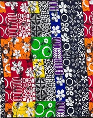 African Print Fabric/ Ankara – Multicolored ‘Beautiful Chaos’, YARD or WHOLESALE