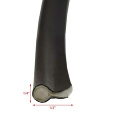 Marquis Boat Puff Cord Welting 8068945 | Black 1/4 x 1/2 Inch (YD)