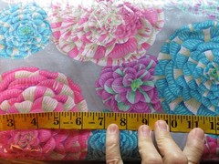 Kaffe Fassett Cotton Fabric 1 FQ Pastels Large Floral Print Japonica