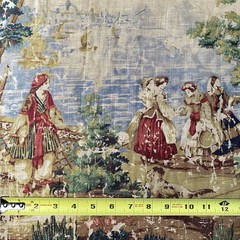 Renaissance Bosporus Tropical Toile Fabric Linen Blend 5th Avenue Designs 2.3 Yd