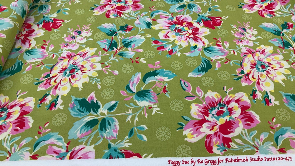 PAINTBRUSH STUDIO – PEGGY SUE #120-475 BY RO GREGG- BY THE YARD
