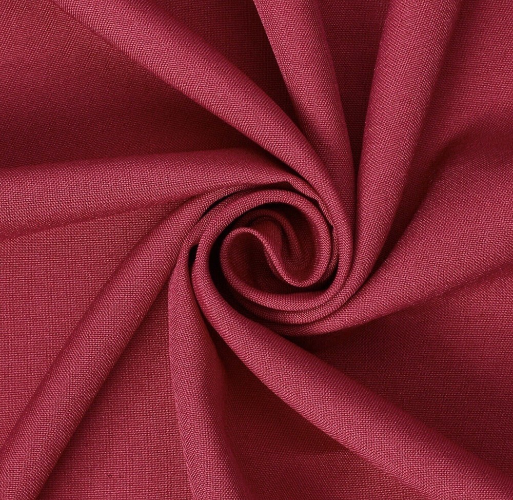 Burgundy poplin fabric 60” Width Sold By The Yard