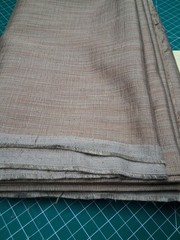 Light Brown Polyester Linen Fabric Curtains Sewing Lt Weight 4.5 Yards x 54″W