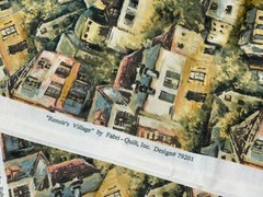 By 1/2 Yd “Renoir’s Village” Old World Houses Fabric Fabri-Quilt Design 79201