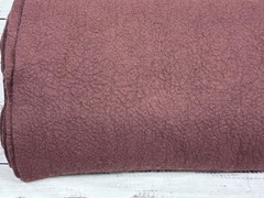 Vintage National Nonwovens Chocolate Brown Wool Blend Felt Felted Homespun BTHY