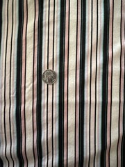 Blank Quilting Stripe 100% Cotton Fabric Pink Black Green 1 Yard x 42” Wide