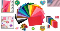 Felt Craft Sheet Set – 20 Assorted Colors 8×12