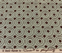 “Snow Flower” Fabric By Dena For FreeSpirit Westminster Fibers Mint Green 1+ Yds