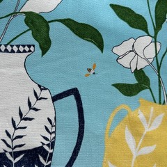 3/4 Yard Cut P Kaufmann Blossom and Vessels in Bliss Home Decor Fabric