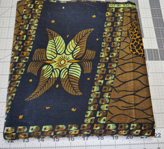 Giraffe Urafiki Tanzania Kitenge African Fabric 100% Cotton 40″x68″
