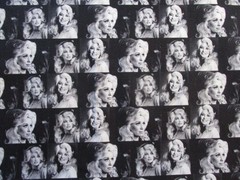 Dolly Parton iconic 70’s pic 100% Cotton Fabric by the 1/4 Yard : 9″ x 57″ Music