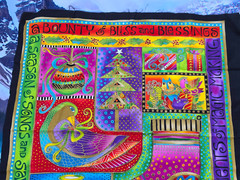 NEW LAUREL BURCH CHRISTMAS HOLIDAY COLLECTION FABRIC PANEL BOUNTIFUL BLESSINGS